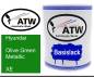 Preview: Hyundai, Olive Green Metallic, XE: 1L Lackdose, von ATW Autoteile West.